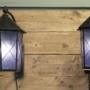 A Large Pair of Entrance Door Wall Lights, Lantern