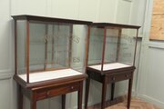 A Pair Sweet Shop Display Cabinets, Rowntree’s  