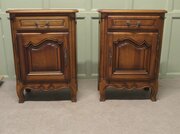 A Pair Of French Cherrywood Side Cabinets  