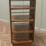  A Petite French 4 Shelf Revolving Bookcase 