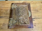 A Rare Art Nouveau Carved Secret Safe Book