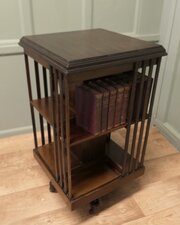 A Revolving Library Bookcase 