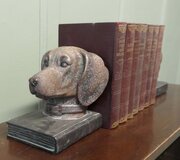 A Set Of Bookends For The Dog Lover