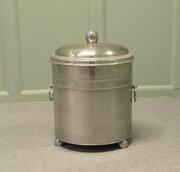 Art Deco Chrome Coal Bucket  