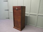 Art Deco Tambour Fronted Oak  Filing Cabinet