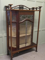 Art Nouveau Display Cabinet, Shapland And Petter
