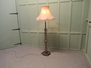 Arts & Crafts Iron And Brass Telescopic Floor Lamp