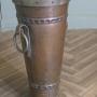 Arts and Crafts Copper Stick Stand  Umbrella Stand