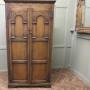 Arts and Crafts Hall Wardrobe in Oak