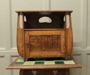 Arts And Crafts Movement Oak Wall Cabinet