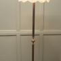 Brass and Onyx Column Floor Lamp  Brass Standard Lamp