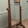 Classic Victorian Cheval Mirror or Dressing Mirror