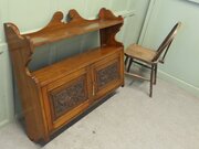 ENORMOUS, 4ft Long Arts And Crafts Wall Cabinet  