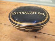 English Barristers Bench Wig In Original Tole Box