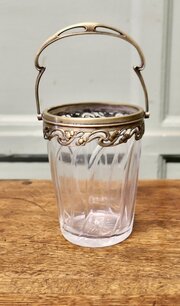 French Art Nouveau Personal Champaign Ice Bucket, 