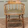 Golden Oak Smokers Bow Office or Desk Chair