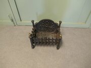 Gothic Style Free Standing Fire Basket With Decora