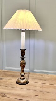 Hand Made Painted Table Lamp  