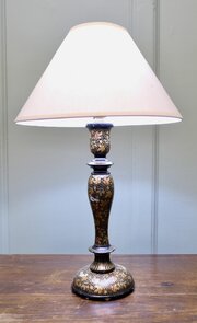 Hand Made Painted Table Lamp  
