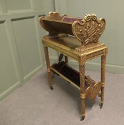 Italian Rococo 2 Tier Gold Book Trough 
