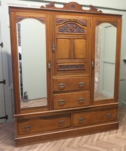 Large Arts And Crafts Wardrobe Compactum, Dismantl
