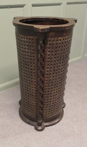 Large Country House Stick Stand, Barley Twist  