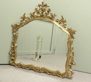 Large Rococo Style Gilt Wall Mirror