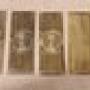 Large Set of 12 Art Deco Brass Door Finger Plates