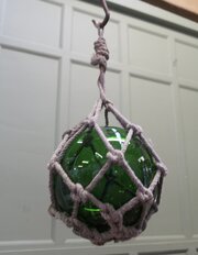 Large Vintage Hand Blown Glass Fishing Float