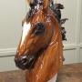 Life Size Italian Ceramic Hand Made Horse Head