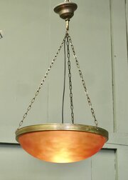 Opalescent Ceiling Pendant Bowl Lampshade