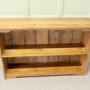Open Front Pine Shelves, Pine Book Case