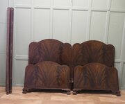 Pair Of Art Deco Twin Beds Or A Super King Double 