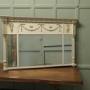 Regency Triple Plate Crackle Finish Mantle Mirror