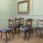 Set of 6  19th Century Regency Dining Chairs