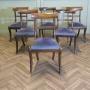 Set of 6, 19th Century Regency Dining Chairs. 
