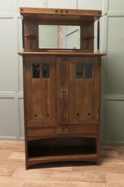 Stylish Secessionist Cocktail Display Cabinet