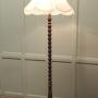 Turned Oak Floor Lamp, Standard Lamp