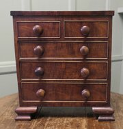 Victorian Miniature Chest Of Drawers An Apprentice
