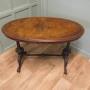 Victorian Oval Walnut Centre or Hall Table  