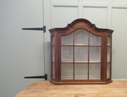 Victorian Wall Hanging Arch Top Glazed Cabinet
