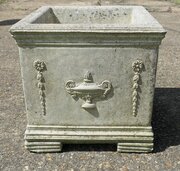Well Weathered Large Square Garden Planter