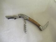 Champagne Cork Puller  Stainless Steel with Wood