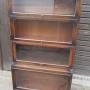 Antique Globe Wernicke Style Oak Stacking Bookcase