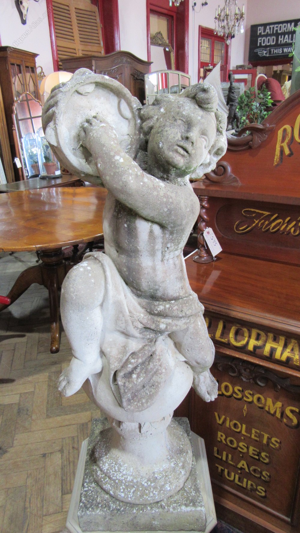 Antiques Atlas Vintage Weathered Statue Of A Putti