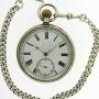 MOERIS Silver 925 Open Face Pocket Watch 1908