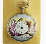 Silver Verge Painted Dial Girardier L’Aîné 1800