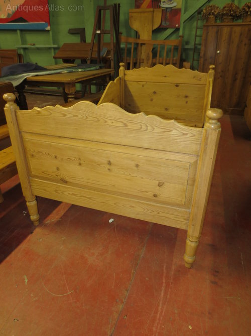 Eastern European Pine Sleigh Bed Antiques Atlas