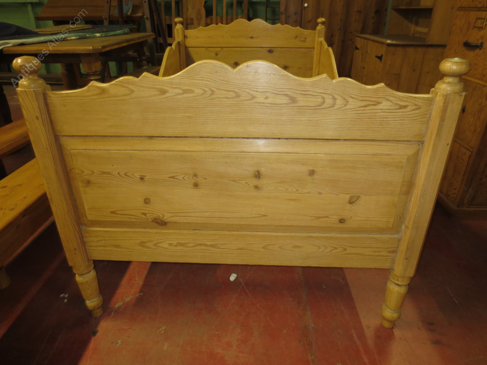 Eastern European Pine Sleigh Bed Antiques Atlas