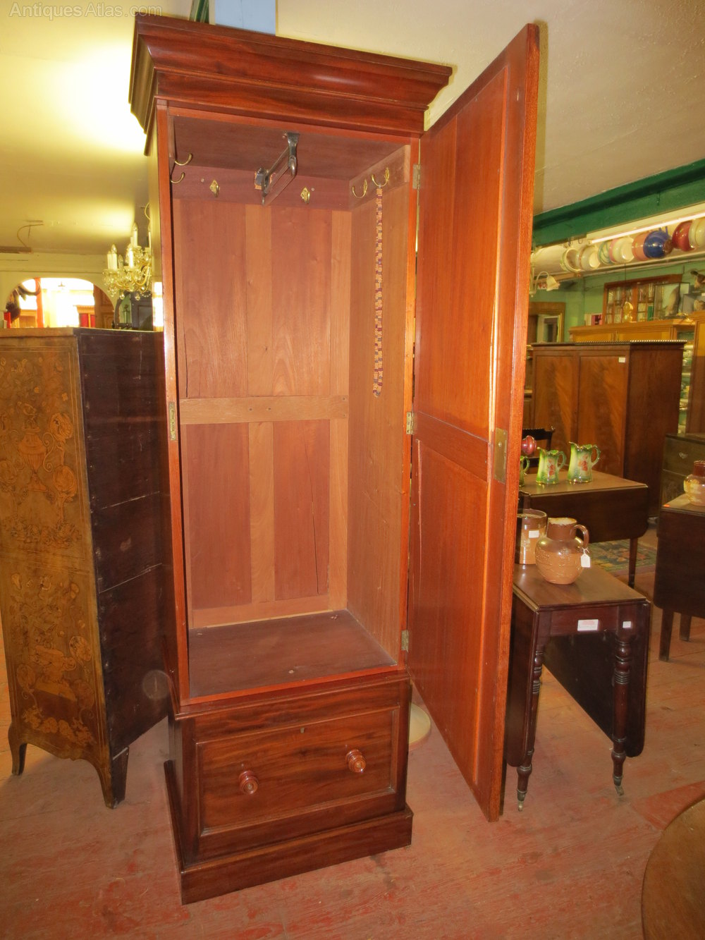 Mahogany Single Wardrobe Antiques Atlas